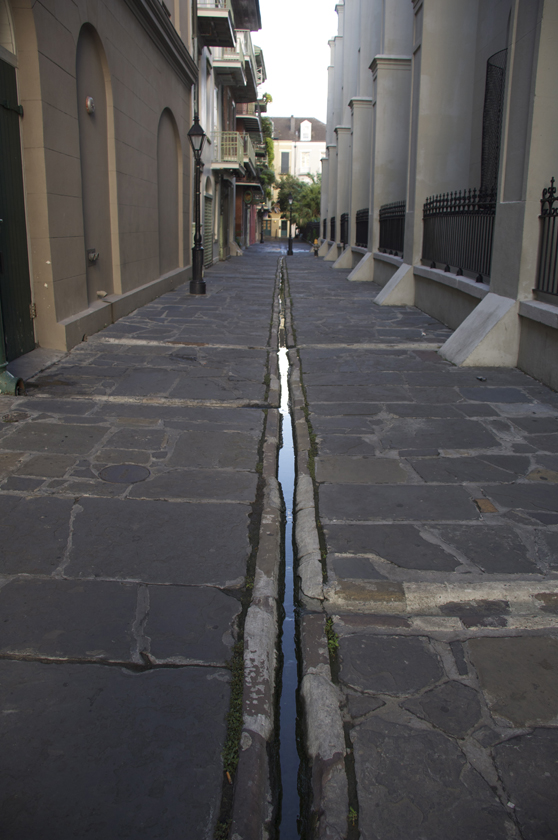 Drainage detail, French Quarter.